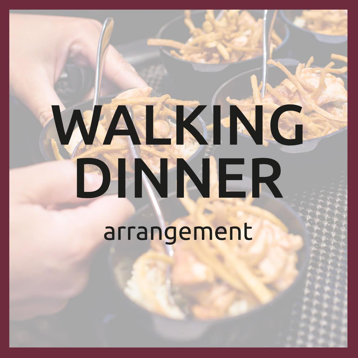 Walking Dinner arrangement Landgoed Brakkesteyn Nijmegen